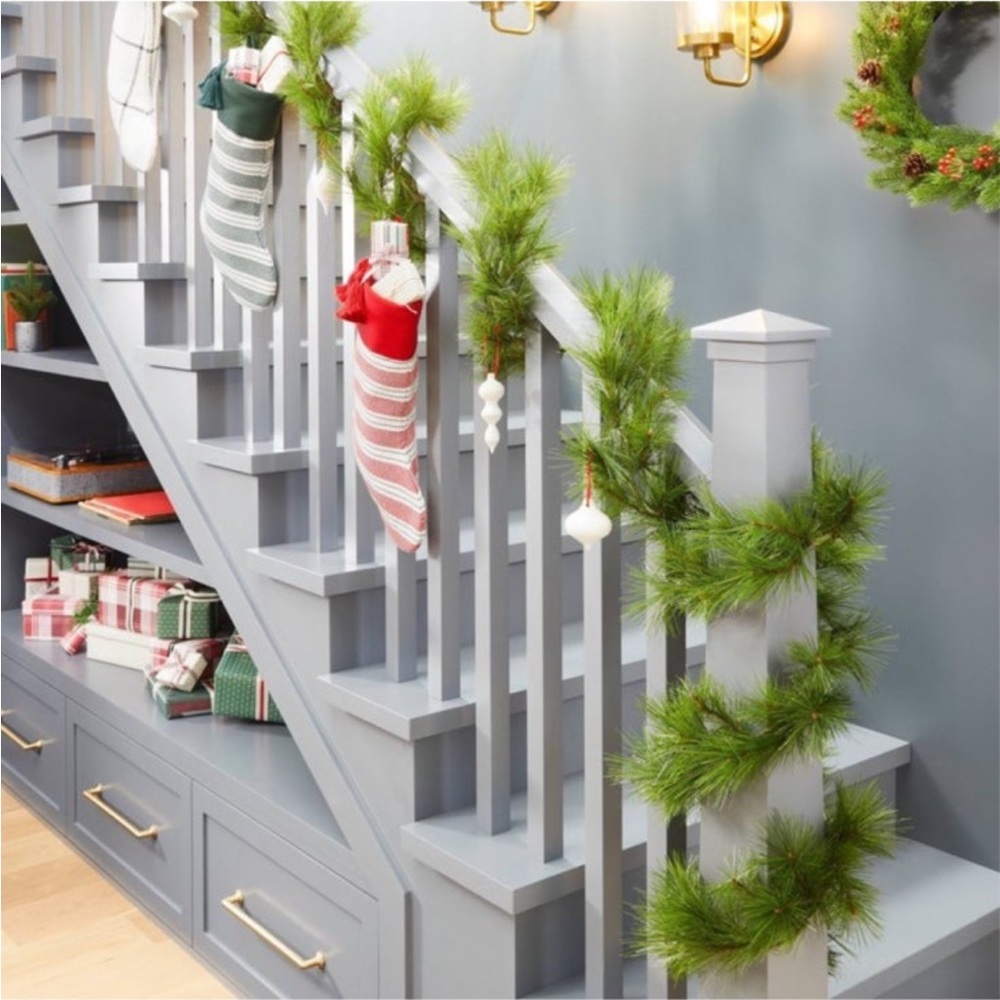 Hearth and Hand Needle Pine Garlands (2)